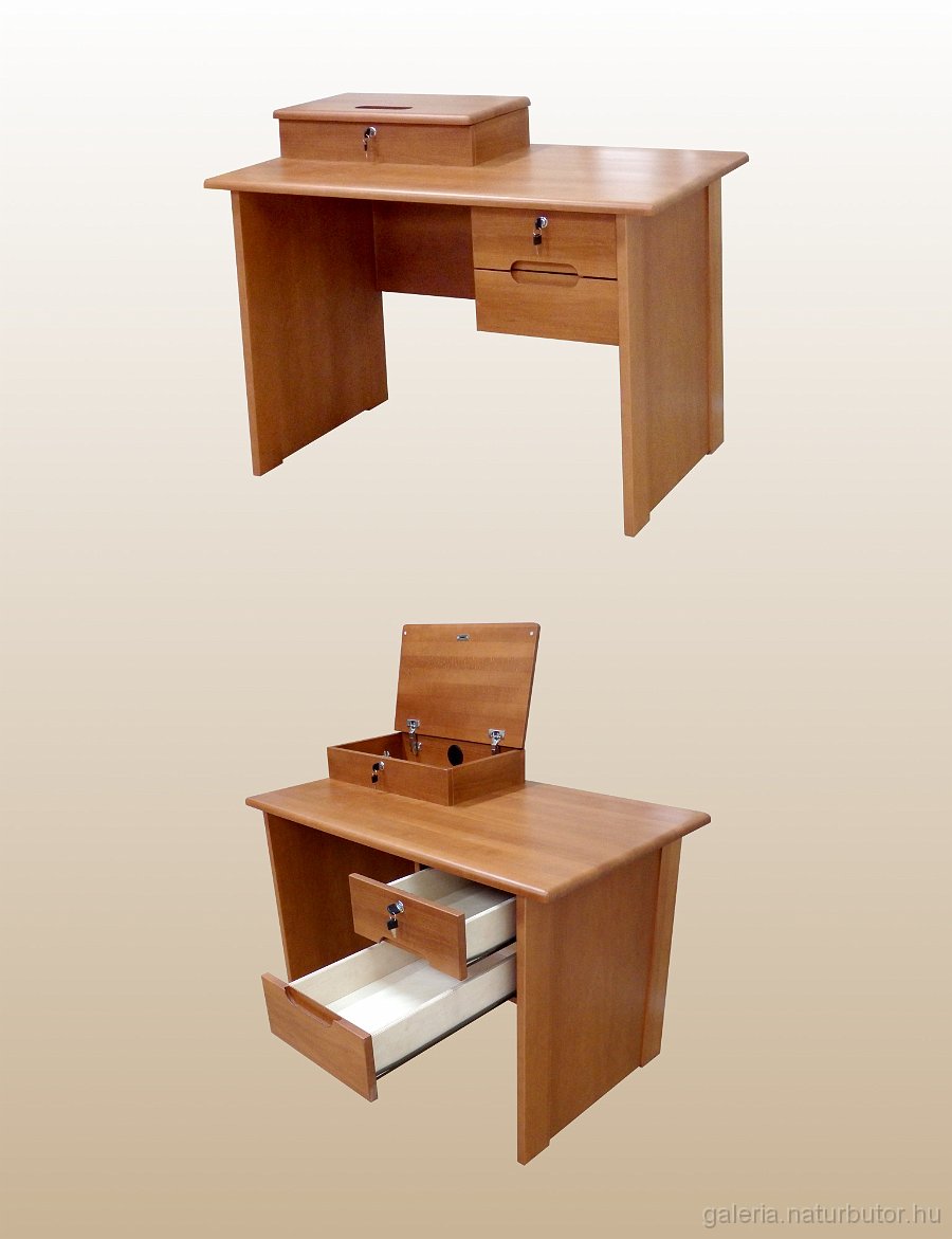 egyedi_iroasztal_zarhato-laptoptartoval_1614561.jpg - �r�asztal - egyedi, z�rhat� laptoptart� rekesszel (gysz1614561)