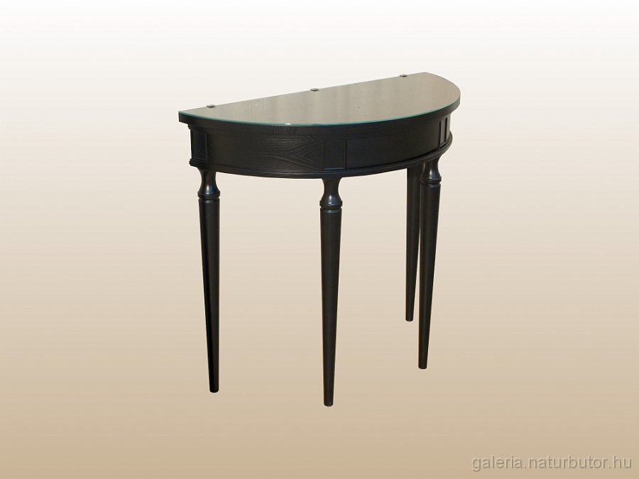 konzolasztal_felkorives_uvegtetovel_gysz130271.jpg - Konzolasztal - f�lk�r�ves, �veg tet�vel (gysz130271)
